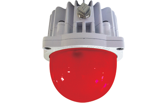 Energy Focus Large Red LED Globe